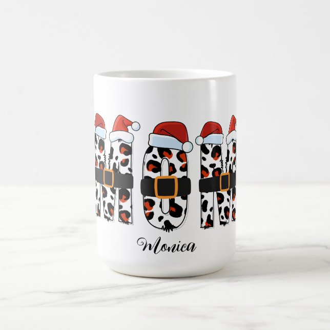 Taza De Café  merry Christmas mom Personalized name (Centro)