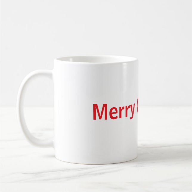 Taza De Café Merry Christmas mug (Izquierda)