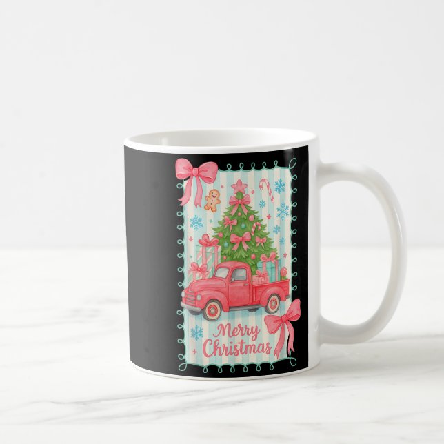 Taza De Café Merry Christmas Nk Truck Family Matching Pajamas G (Derecha)