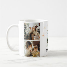 Taza De Café Merry Christmas Photo Mug – Your Family Collage