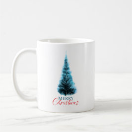 Taza De Café Merry Christmas pine tree