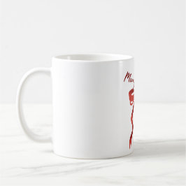 Taza De Café Merry Christmas Red Bow