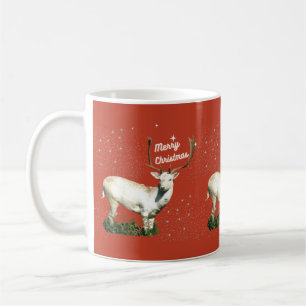 Taza De Café Merry Christmas Red Deer Mug