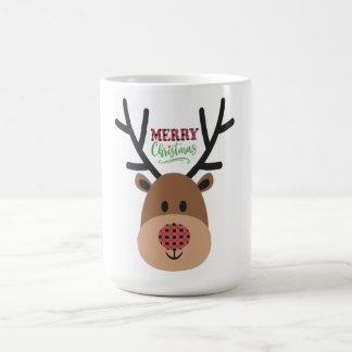 Taza De Café Merry Christmas Reindeer