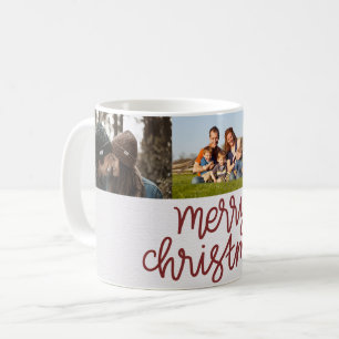 Taza De Café Merry Christmas Script Three Photo