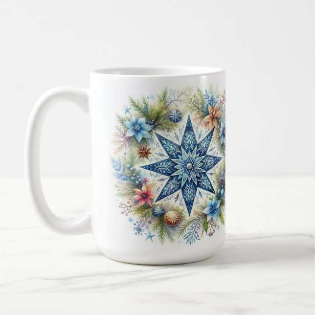 TAZA DE CAFÉ MERRY CHRISTMAS STAR (Izquierda)