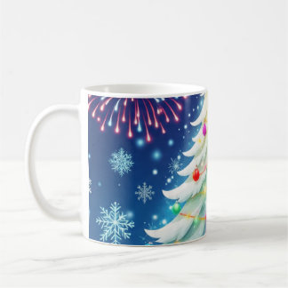 Taza De Café Merry Christmas Tree Festive Wall Art – Seasonal D