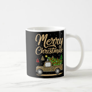 Taza De Café Merry Christmas Tree Leopard Truck Xmas Family Paj
