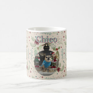 Taza De Café Merry Christmas Woodland Evergreen Wreath