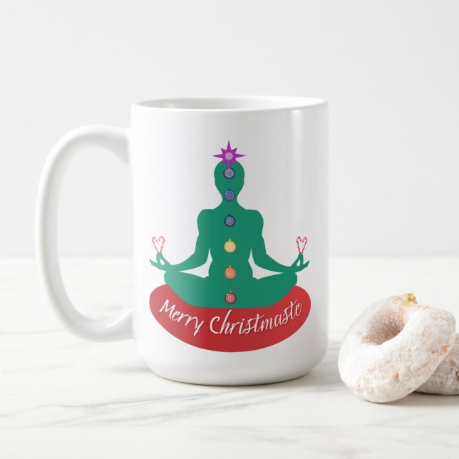 Taza De Café Merry Christmaste (Con donut)