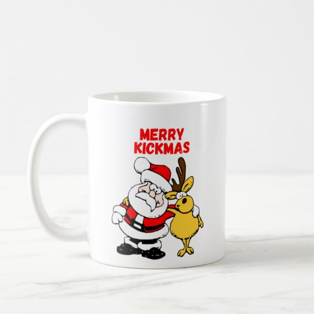 Taza De Café Merry Kickmas (Izquierda)