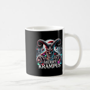Taza De Café Merry Krampus Navidades Krampus Viene A La Ciudad