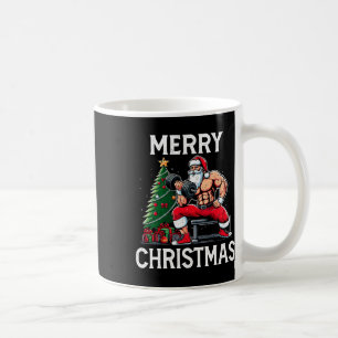 Taza De Café Merry Liftmas Funny Santa Xmas Gym Bodybuilding Ch