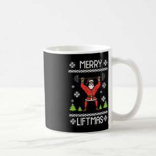 Taza De Café Merry Liftmas Navidades feos Xmas cuerpo de gimnas