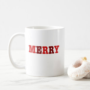 Taza De Café Merry Red Navidades Coffee Mug
