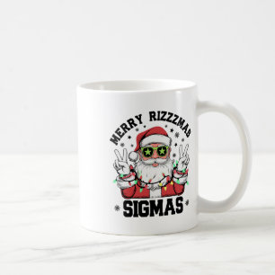 Taza De Café Merry Rizz Mas Sigmas Divertidos Navidades de Sant