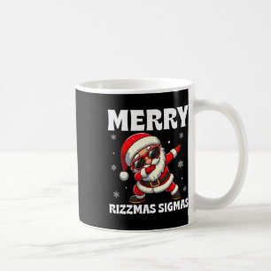 Taza De Café Merry Rizzmas Sigmas Skibidi Rizzmas Navidades Riz