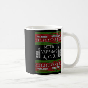 Taza De Café Merry Vapemas - Suéter Navidades feos