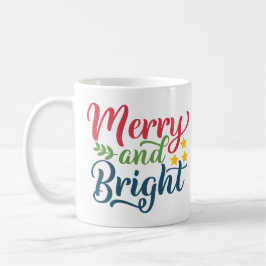 Taza De Café Merry y Bright