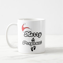 Taza De Café Merry y Pregnant
