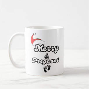 Taza De Café Merry y Pregnant