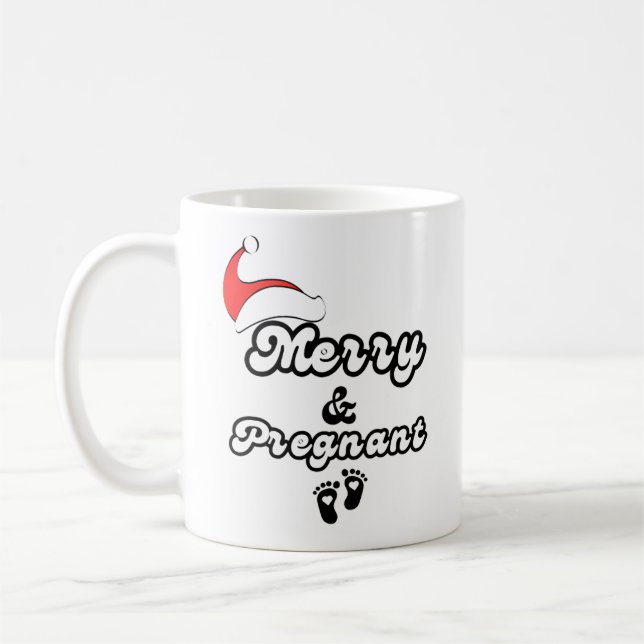 Taza De Café Merry y Pregnant (Izquierda)