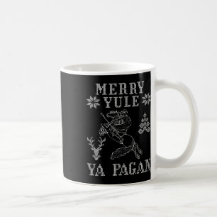 Taza De Café Merry Yule Ya Pagan Odin En Sleipnir Viking Christ