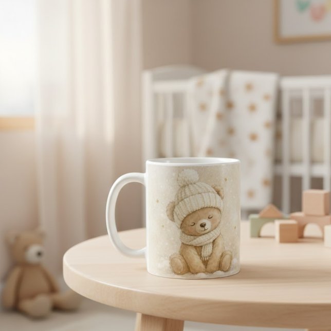Taza De Café MerryMist Baby Dreams: Winter Blush – Ethereal Nur (Subido por el creador)