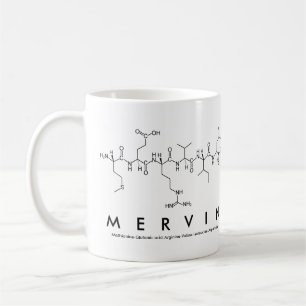 Taza De Café Mervin peptide nombre mug