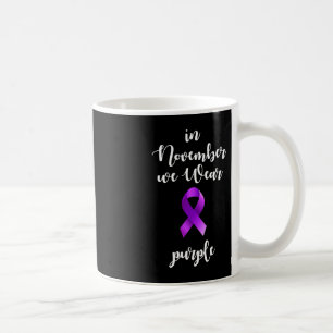 Taza De Café Mes De Conciencia Sobre Epilepsia En Noviembre Usa