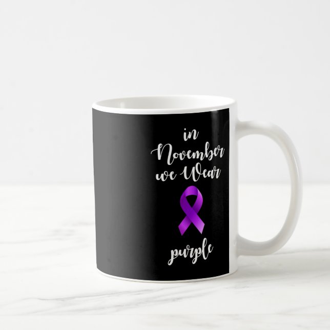 Taza De Café Mes De Conciencia Sobre Epilepsia En Noviembre Usa (Derecha)