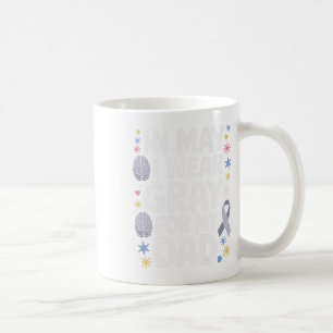 Taza De Café Mes de Conciencia sobre los Tumores del Cerebro Lá