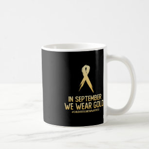 Taza De Café Mes De Concienciación Sobre El Cáncer Infantil En
