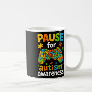 Taza De Café Mes de Concientización sobre el Autismo de Gamer 2