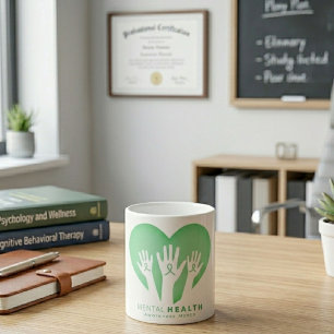 Taza De Café Mes de Concientización sobre la Salud Mental