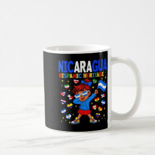 Taza De Café Mes de la Herencia Hispana Bandera de Nicaragua Ni