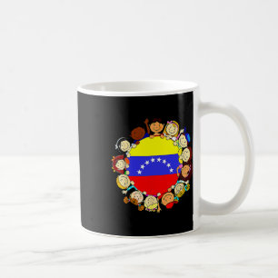 Taza De Café Mes de la herencia hispánica Venezuela Niños venez