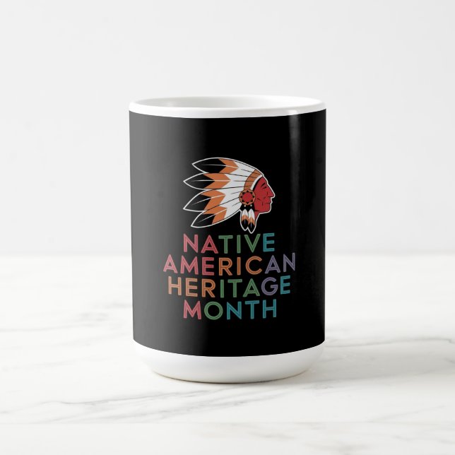 Taza De Café Mes de la herencia nativa estadounidense honra la  (Centro)