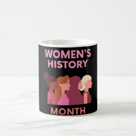 Taza De Café Mes de la historia de la mujer