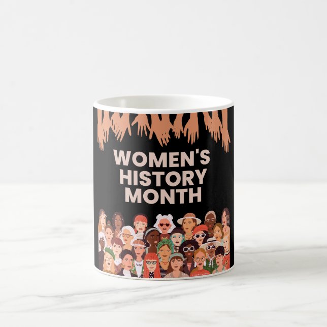 Taza De Café Mes de la historia de la mujer (Centro)