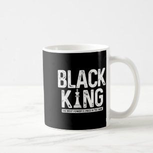Taza De Café Mes de la historia del rey negro ajedrez hombre ju