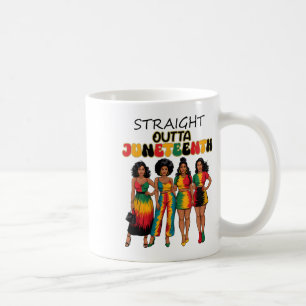 Taza De Café Mes de la Historia Negra Afroamericano Juneteenth