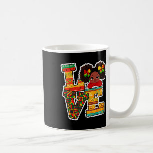 Taza De Café Mes de la Historia Negra Amor Afro Niñas Estadouni