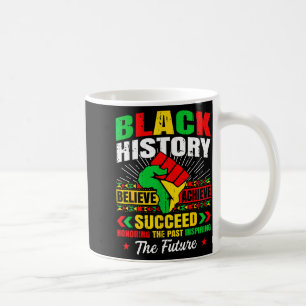 Taza De Café Mes de la Historia Negra Cree Logra Triunfa Melani