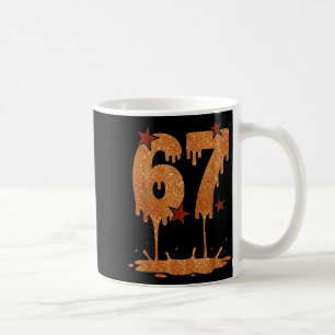 Taza De Café Mes de la Historia Negra Dripping 67 Meme Cool 6 7