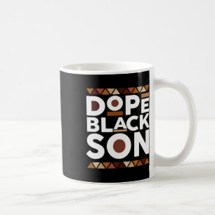 Taza De Café Mes de la historia negra familia coincidiendo con