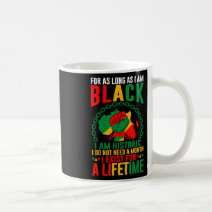 Taza De Café Mes de la historia negra mientras sea negro