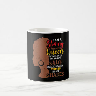 Taza De Café Mes de la historia negra mujer negra africana