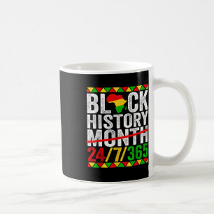 Taza De Café Mes de la Historia Negra Problemas de la Historia