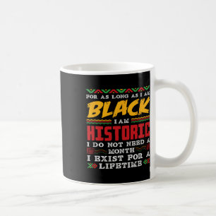 Taza De Café Mes de la Historia Negra Soy Negro Histórico 